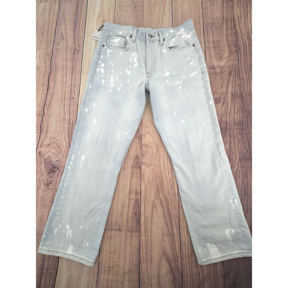 Frame Denim Denim - Frame Le Piper Jeans Caribbean Spray Straight Leg Women 34 NWT from Free People‎